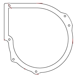 Joint extracteur de fumées MCZ réf. 41802016700 (intérieur) – Image 2