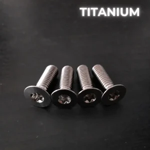 4 vis M6X20 – TITANE GR5 – T30